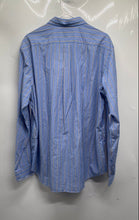 Load image into Gallery viewer, Ralph Lauren Mens Blue White Striped Cotton Long Sleeve Button-Up Shirt Size XL