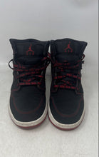 Load image into Gallery viewer, Nike Kids Air Jordan 1 Mid CK5665-062 Black Red White Sneaker Shoes Size 7Y