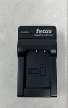 Load image into Gallery viewer, Focus Black Rapid Travel Charger For Camera Batteries Not Tested