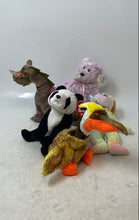 Load image into Gallery viewer, Ty Multicolor Beanie Baby Collectible Stuffed Animals Plush Toys Set Of 5 Pieces