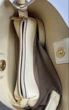 Load image into Gallery viewer, Nanette Lepore Womens Isabela Beige Leather Charm Bucket Handbag With Wallet