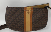 Load image into Gallery viewer, Michael Kors Womens Multicolor Signature Print Leather Belt Fanny Pack Bag