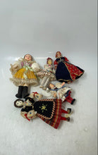 Load image into Gallery viewer, Set Of 5 Pcs Vintage Porcelain Dolls With Traditional European Ethnic Costumes