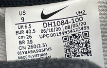 Load image into Gallery viewer, Nike Womens Court Vision Low DH1084-100 White Black Lace-Up Sneaker Shoes Size 9
