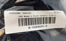 Load image into Gallery viewer, UGG Womens Scuff Sis Black Round Toe Flat Slide Slippers Size 6