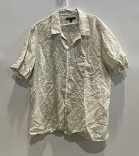 Load image into Gallery viewer, I.N.C. International Concepts Mens Beige Short Sleeve Button-Up Shirt Size XL