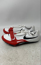Load image into Gallery viewer, Nike Mens Zoom Long Jump 3 White Red Black Track & Field Sneaker Shoes Size 5