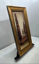 Load image into Gallery viewer, Brown And Gold-Tone Tree Landscape Wall Hanging Home Decor Art Painting