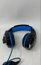 Load image into Gallery viewer, Kotion Blue Black Adjustable Band Wired Gaming Headphone Not Tested