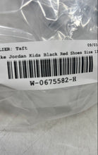 Load image into Gallery viewer, Nike Kids Air Jordan 6 Retro Black Red Round Toe Lace-Up Sneaker Shoes Size 11C