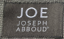 Load image into Gallery viewer, Joseph Abboud Joe Mens Dark Gray Striped Notch Lapel Two-Button Blazer Size 50R