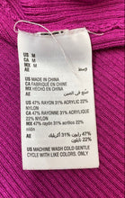 Load image into Gallery viewer, INC International Concepts Womens Purple Ribbed Long Sleeve Blouse Top Size M