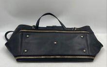 Load image into Gallery viewer, Authentic Love Moschino Womens Black Double Handle Tote Handbag Damaged Zip