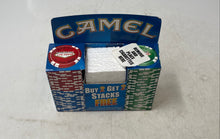 Load image into Gallery viewer, Camel Cigarette Las Vegas Nevada Casino Buy 2 Get 2 Stacks Of Chips In Box