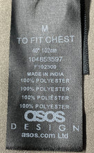 Load image into Gallery viewer, ASOS Womens Gray Long Sleeve Collared Casual Button-Up Shirt Size Medium