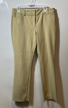 Load image into Gallery viewer, 7th Avenue New York & Company Womens Beige Straight Leg Chino Pants Size 10