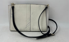 Load image into Gallery viewer, Cole Haan Womens Berkley White Gray Inner Pockets Crossbody Bag With Stains