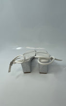 Load image into Gallery viewer, Madden Girl Womens Monet MONE01J1 White Ankle Strap Wedge Sandals Size 10 M