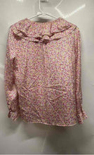 Load image into Gallery viewer, J.Crew Womens Multicolor Printed Ruffle Button Front Blouse Top Size Medium