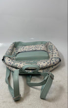 Load image into Gallery viewer, Harry Potter Womens Blue And White Printed Leather Top Handle Backpack
