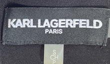 Load image into Gallery viewer, Karl Lagerfeld Womens Black Sleeveless Back-Zip Blouse Top Size Small