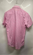 Load image into Gallery viewer, Bertigo Mens Pink White Floral Short Sleeve Collared Button-Up Shirt Sz M W/ Tag