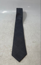 Load image into Gallery viewer, Perry Ellis Portfolio Mens Gray Plaid Adjustable Long Formal Designer Tie
