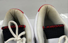Load image into Gallery viewer, Authentic Nike Boys Air Jordan 14 Retro White Sneaker Shoes Size 6.5Y Stained