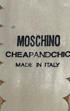 Load image into Gallery viewer, Authentic Moschino Womens White Pink Peep Toe Slip-On Heels Size EUR 36 Damaged