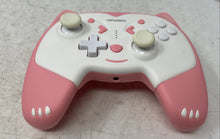 Load image into Gallery viewer, Kinvoca EG09A Pink White Wireless Gaming Controller For Nintendo Switch Untested