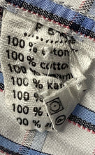 Load image into Gallery viewer, Lacoste Mens White Checked Short Sleeve Collared Dress Shirt Size 45