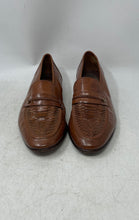 Load image into Gallery viewer, Florsheim Mens Brown Leather Slip-On Round Toe Penny Loafer Shoes Size 8