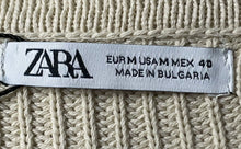 Load image into Gallery viewer, Zara Mens Beige Knitted Long Sleeve Button Front Cardigan Sweater Size Medium