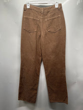 Load image into Gallery viewer, Forever 21 Womens Brown Corduroy Straight Leg Trouser Pants Size Medium