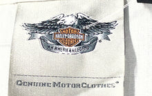 Load image into Gallery viewer, Harley-Davidson Womens White Genuine Motorclothes Button-Up Shirt Size Medium
