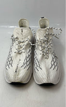 Load image into Gallery viewer, Ovelove Mens White Black Lace-Up Low Top Sneaker Shoes Size EUR 45