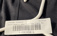Load image into Gallery viewer, Banana Republic Womens Black Long Sleeve Round Neck Pullover T-Shirt Size S