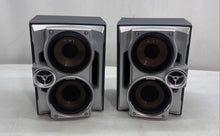 Load image into Gallery viewer, Set Of 2 Sony SS-RG440 Silver Black 3-Way Wired Bookshelf Speakers Not Tested