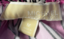 Load image into Gallery viewer, Michael Kors Womens Multicolor Printed Sleeveless Blouse Top Size Medium