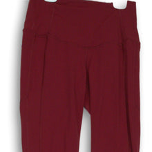 Load image into Gallery viewer, Victoria's Secret Womens Deep Red Stretch Sports Compression Leggings Size S