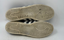 Load image into Gallery viewer, Adidas Mens Superstar Q16710 Black Yellow Lace-Up Sneaker Shoes Size 10.5