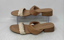 Load image into Gallery viewer, Lucky Brand Womens Razilla Beige Brown Leather Slip-On Slide Sandals Size 10M