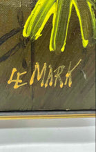 Load image into Gallery viewer, Framed Wall Decor Art Yellow White Flowers Oil Painting On Canvas By Le Mark