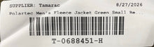 Load image into Gallery viewer, Polartec Mens Green Fleece Generation III Military Jacket Size Small Regular