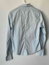 Load image into Gallery viewer, Brooks Brothers Womens Light Blue Cotton Non-Iron Long Sleeve Button-Up Shirt 8