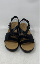 Load image into Gallery viewer, Clarks Womens Merliah Bonita Black Leather Slingback Sandals Size 8.5 M