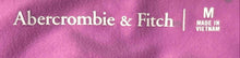 Load image into Gallery viewer, Abercrombie & Fitch Womens Pink Short Sleeve Stretch Pullover T-Shirt Size M