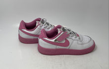 Load image into Gallery viewer, Nike Girls Air Force 1 Low EasyOn IB4412-100 White Pink Sneakers Shoes Size 3Y