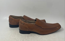 Load image into Gallery viewer, Stacy Adams Mens Brown Leather Square Toe Slip-On Loafers Shoes Size 9