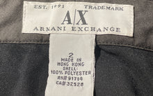 Load image into Gallery viewer, Armani Exchange Womens Black Flat Front Straight Leg Dress Pants Size 2